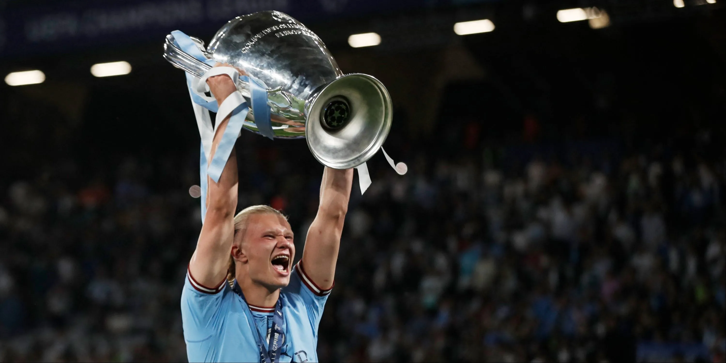 Erling Haaland trong màu áo Manchester City trên hành trình chinh phục Champions League mùa giải 2022/23