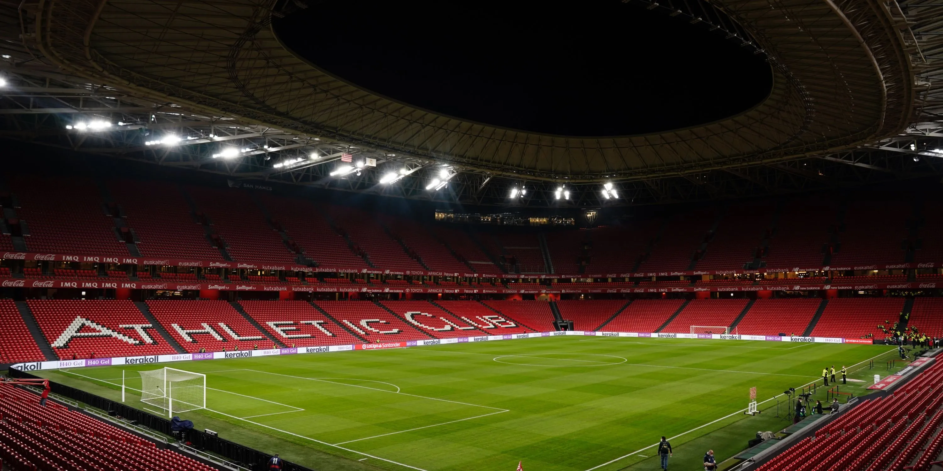 Toàn cảnh sân vận động San Mames của Athletic Bilbao, địa điểm tổ chức chung kết Europa League