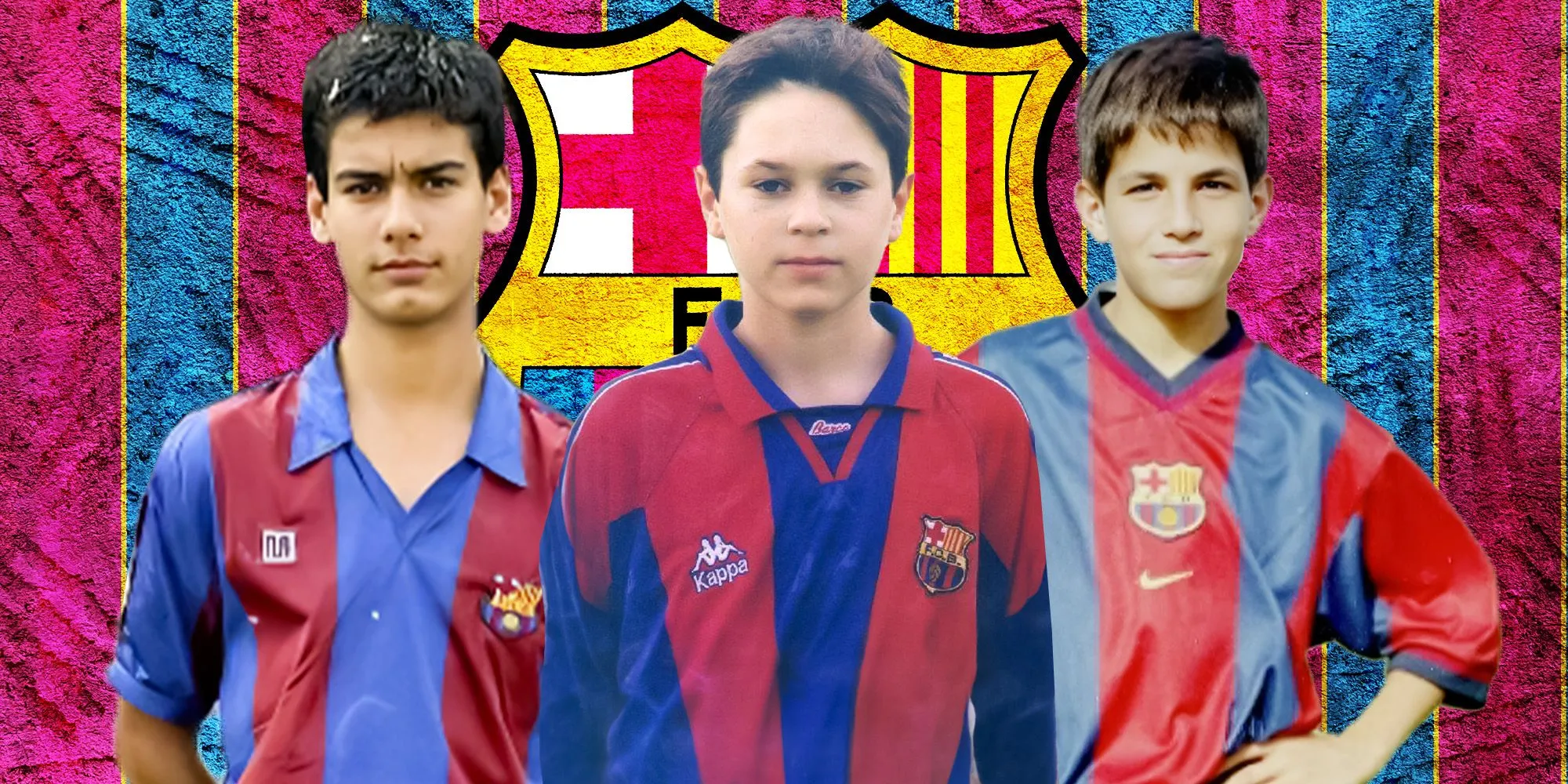 Pep Guardiola, Andres Iniesta và Cesc Fabregas thời trẻ tại La Masia Barcelona, biểu tượng của lò đào tạo huyền thoại