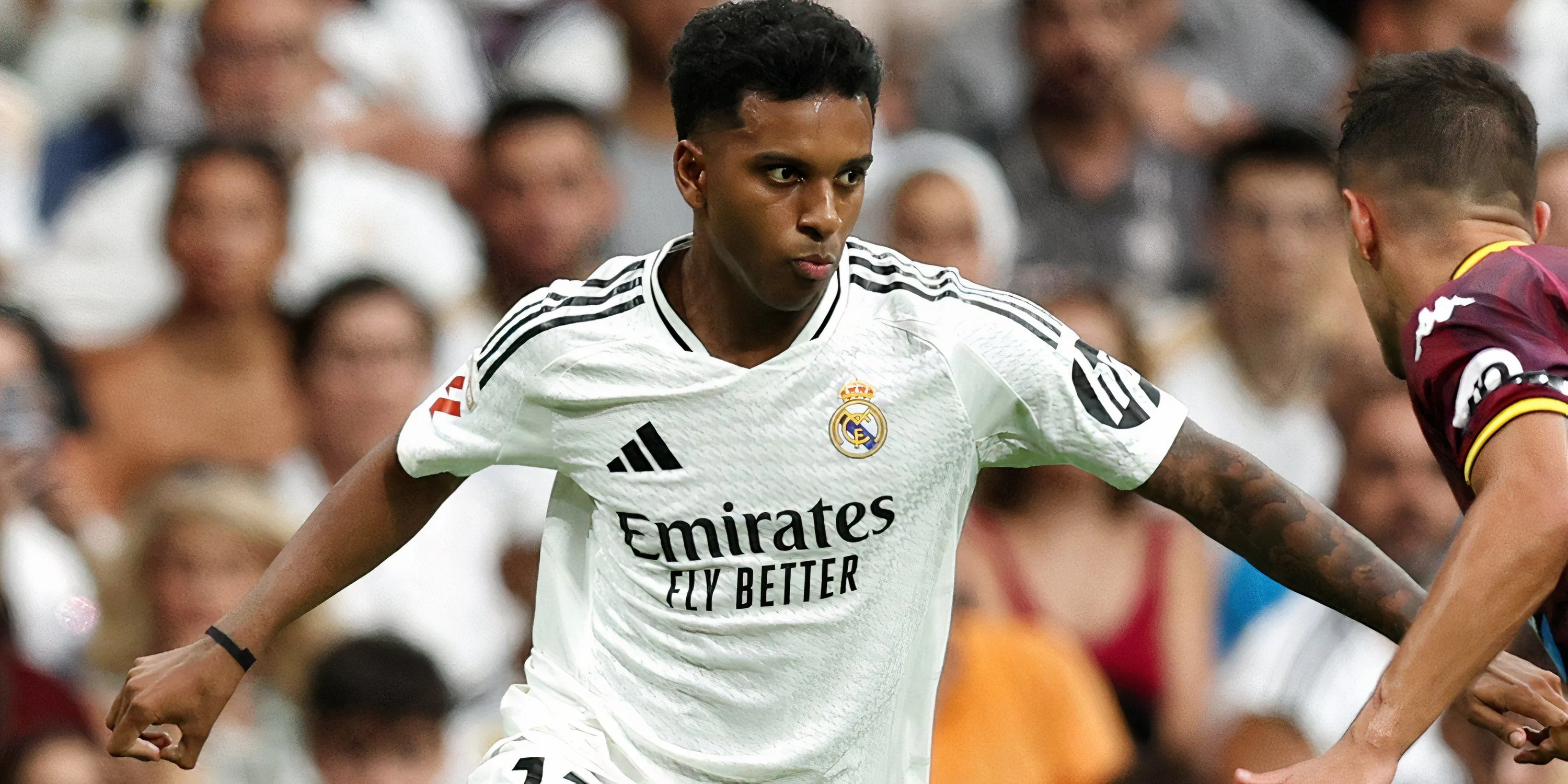 Rodrygo trong một pha bóng quan trọng cho Real Madrid