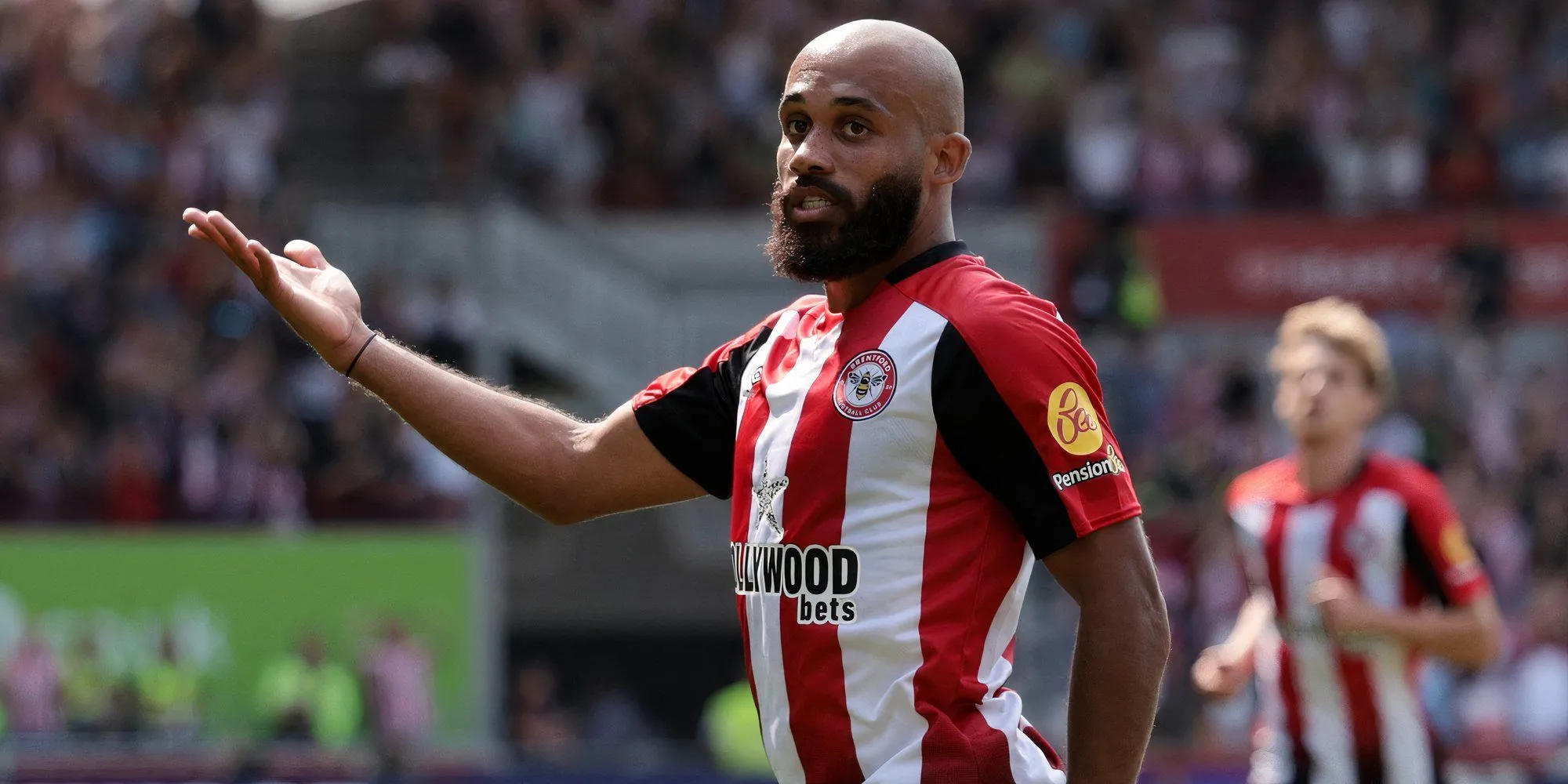 Tiền đạo Bryan Mbeumo của Brentford, cầu thủ được Man Utd nhắm tới