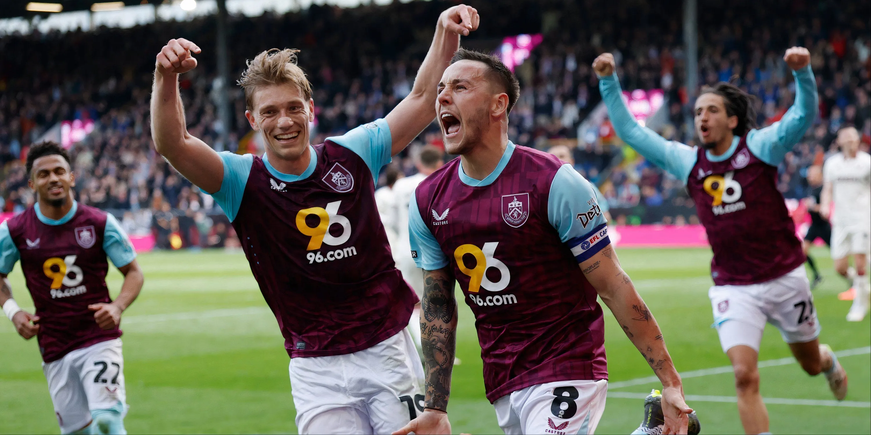 Tiền vệ Josh Brownhill trong màu áo Burnley, mục tiêu chuyển nhượng của Everton và West Ham