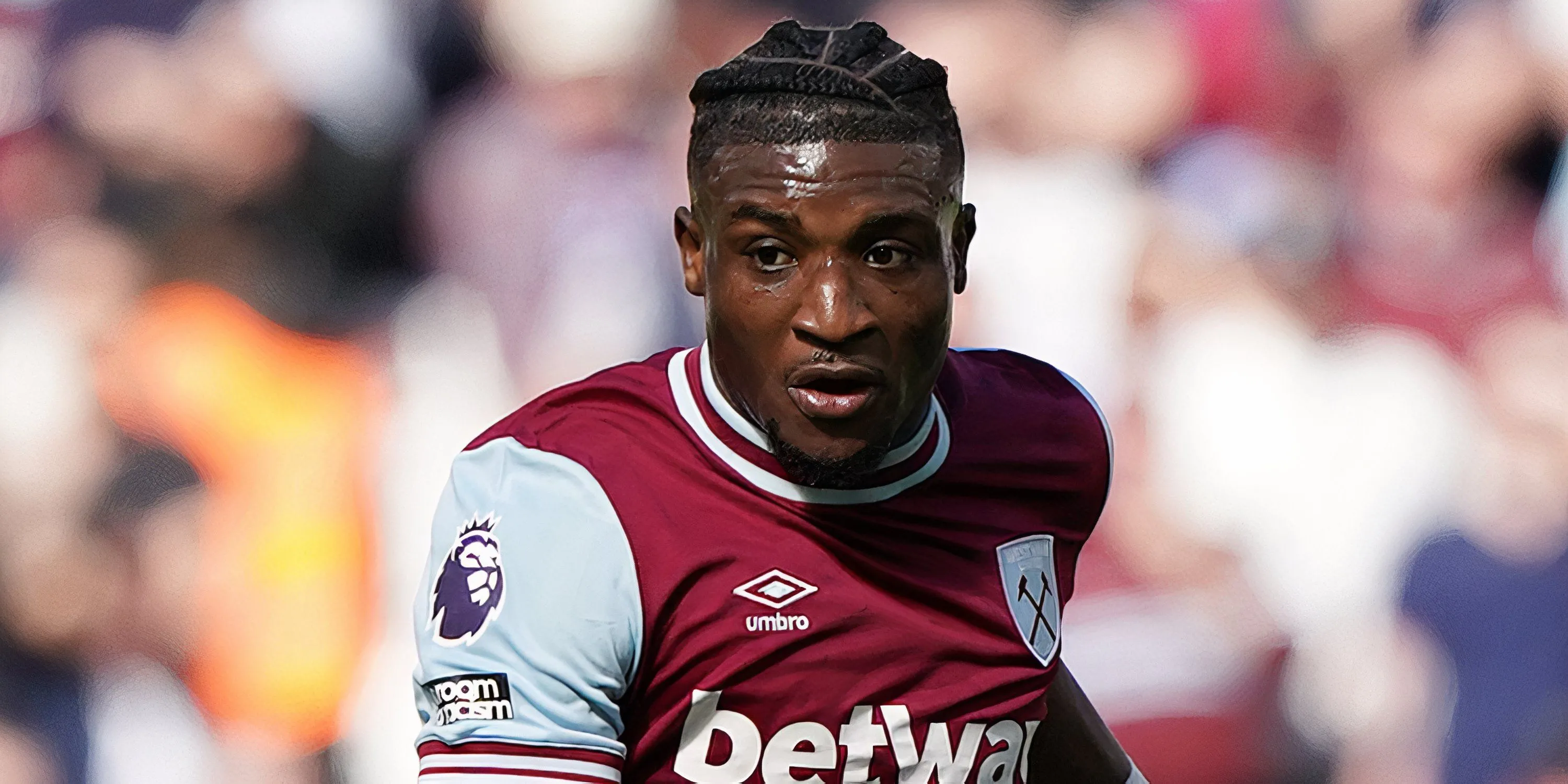 Mohammed Kudus, mục tiêu chuyển nhượng của Tottenham, trong màu áo West Ham