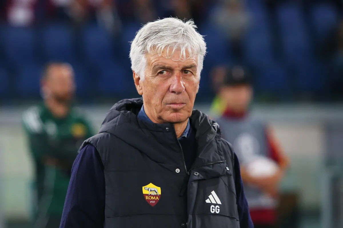 Huấn luyện viên Gian Piero Gasperini của Roma tại trận đấu UEFA Europa League gần đây